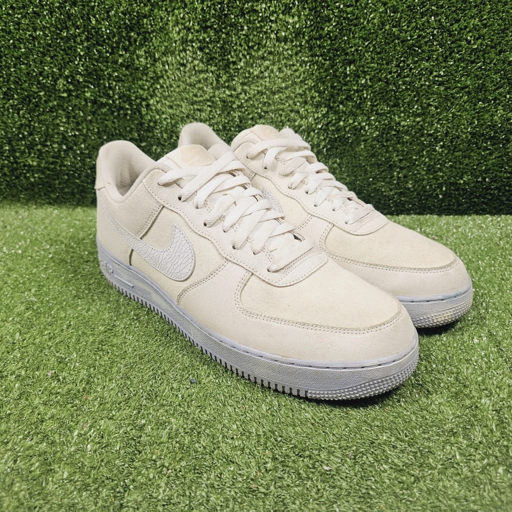 Nike Air Force 1 '07 LV8 EMB Summit White Blue Whisper DV0787-100 Mens 13